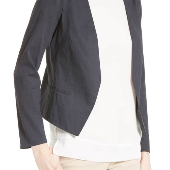 Theory Benefield crunch linen blazer size 2 - Picture 7 of 8